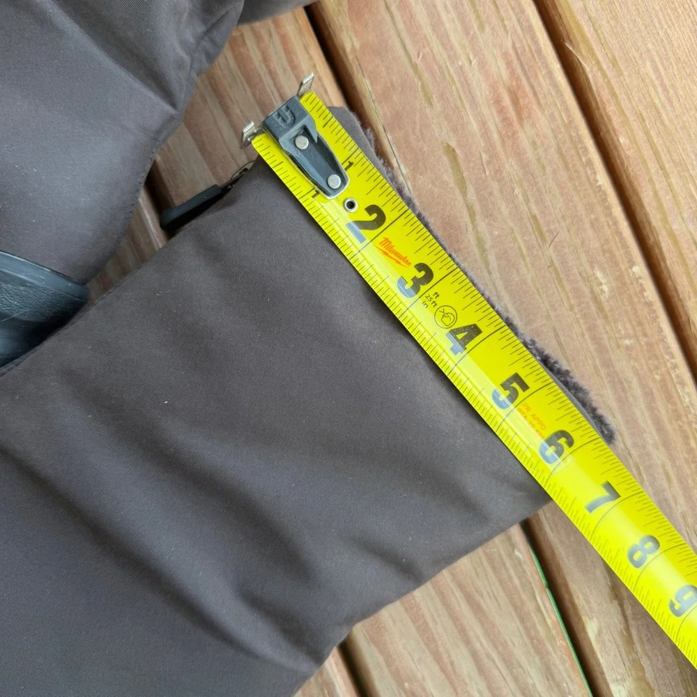 Toe Warmers Brown Front Zip Winter Boots Faux Fur Lined‎ Size 10M Made in Canada